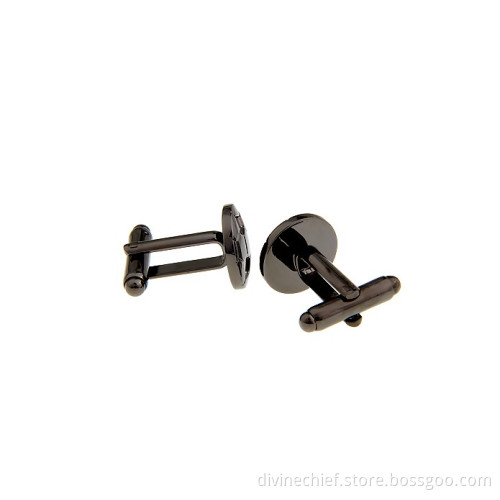 Hot Selling Black Plated Football Cufflinks Wholesale Man Brass/Copper Shirt Cufflinks
